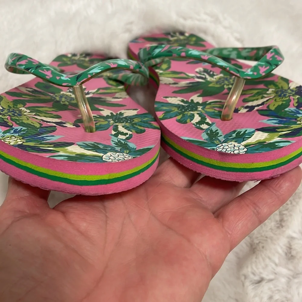 Vera Bradley Floral Flip Flops